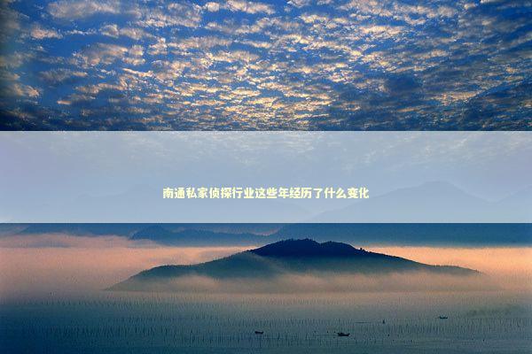 南通私家侦探行业这些年经历了什么变化